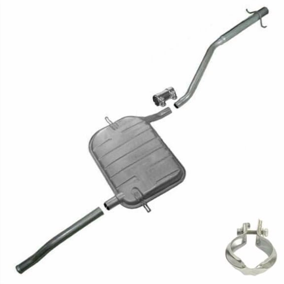 Northeastern Exhaust Muffler Pipe Fits 1993-1997 Volvo 850 & 1998-2000 S70 V70 2.4L Non-Turbo - Direct Fit