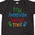 thumbnail image 4 of Inktastic Me Meemaw Loves Me Cute Boys or Girls Baby Bodysuit, 4 of 5