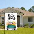 thumbnail image 2 of Amhnf Hello Spring Floral Truck Garden Flag For Home Outdoor Garden Yard Decor 12x18 inch, 2 of 5