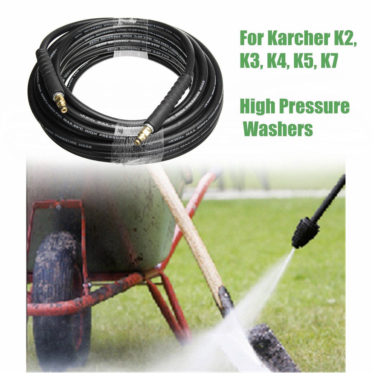 Details about  / Karcher K Series Pressure Washer Jet Hose Click Trigger M22 K2 K3 K4 K5 K7