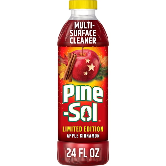 Pine-Sol Multi-Surface Cleaner, Apple Cinnamon Scent, Limited Edition, 24 fl oz