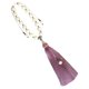 thumbnail image 2 of Abalorios de cuentas de loto para coche, adorno colgante, accesorio colgante para espejo retrovisor de coche, decoración para patio, camión y jardín Gris Rosa 33cm, 2 of 7
