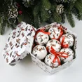 thumbnail image 5 of 14 piezas de bolas colgantes para decoración de árbol de Navidad, juguete para fiesta, bolas colgantes, decoración del hogar, regalo de Navidad, juego de Navidad, bola de discoteca, 5 of 5