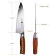 thumbnail image 3 of TUO Chef Knife- Kitchen Chef’s Knife - High Carbon German Stainless Steel Cutlery - Rust Resistant - Pakkawood Handle - Luxurious Gift Box Included - 7” - Fiery Phoenix Series, 3 of 8