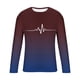 thumbnail image 4 of Blusas y camisas de manga larga con cuello redondo, moda casual para hombre, camisetas deportivas estampadas, blusas de manga larga con cuello redondo, camisas, blusas para hombre, blusa de poliéster, 4 of 5