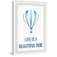 thumbnail image 2 of Marmont Hill Life Is A Beautiful Ride - Hot Air Balloon Framed Wall Art, 24.00 in x 1.50 in, 2 of 6