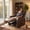PU Brown, variant on Vineego Massage PU Leather Recliner Adjustable Home Theater Seating Chair with Lumbar Support for Living Room,Brown