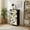 Color-2, variant on 4 Drawer Vertical Storage Dresser Hand Watercolor Zebra Animal Skin Dye with Wood Top Fabric Pull Drawers