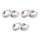 thumbnail image 1 of Guardurnaity 3 pares de pendientes cruzados para hombre, aros con bisagras, colgantes exquisitos, galvanoplastia, acero de titanio, exfoliante Ropa, zapatos y accesorios Miscelánea, 1 of 6