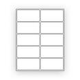 thumbnail image 3 of EcoSwift Brand Premium Self Adhesive Shipping Labels for Laser & Inkjet Printers, 2 in. x 4 in., 10 UP, White, Pack of 250 Labels, 25 sheets, 3 of 5