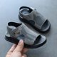 thumbnail image 1 of Sandalias para niños de verano para hombres de 1 a 5 años, sandalias de playa de cuero antideslizantes con suela suave para niños y bebés, 1 of 6
