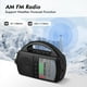 thumbnail image 3 of Radio Meteorológico Audiocrazy AM FM NOAA con Linterna y Bluetooth, 3 of 7