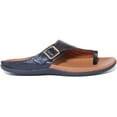 thumbnail image 2 of Strive Java Women's Leather Sandal With Toe Loop In Navy Size 10.5/11, 2 of 6