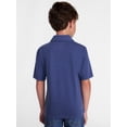thumbnail image 3 of Wonder Nation Boys' Garment Dye Polo Shirt, Sizes XS-XXL & Husky, 3 of 4