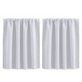 thumbnail image 2 of Flmtop Rideau de Douche Uni Petit, Texture Douce, Doublure de Petit Rideau de Douche, Rideaux de Douche Résistants aux Uv, Maximisent l'Intimité, Rideaux de Douche pour le Bain, Idéal pour Salon, Bureau, Maison, 2 of 8