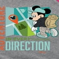 thumbnail image 3 of Disney - Mickey Mouse - Adventure In Every Direction - Toddler & Youth Girls Raglan Graphic T-Shirt, 3 of 5
