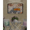 thumbnail image 6 of Outdoor TV Cover 52 to 55 Inch Weatherproof, Farmhouse Plaid Truck Fall Thanksgiving Waterproof TV Screen Protector for Outside Decor with Zipper and Pocket 52"L x 30"H , Orange Pumpkin Leaf, 6 of 7