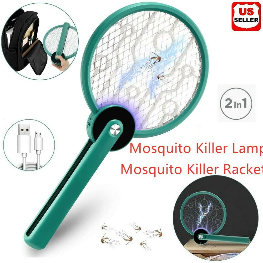 2 In 1 Portable Bug Zapper Electric Rechargeable Bug Zapper Fly Killer