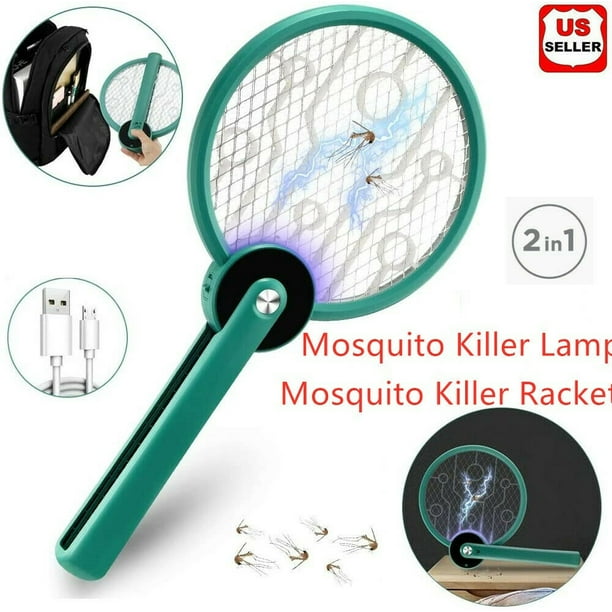 2 In 1 Portable Bug Zapper Electric Rechargeable Bug Zapper Fly Killer