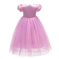 thumbnail image 3 of Girls Princess Rapunzel Dress Halloween Birthday Party Dress Up Role Play Outfit, 3 of 6