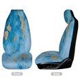 thumbnail image 3 of Oceanic Gold Map Print Set of 2 Car Seat Covers Seat for Carseats Front Seat Auto Car Interior Accessories Universal 2 Piece, 3 of 6