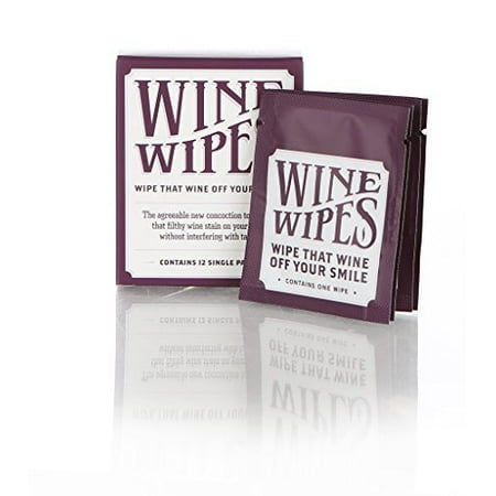 1 Boxes of 15 Individual Wipes, Wine Wipes - 1 Boxes of 15 Individual Wipes By Wine Wipes Ship from