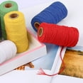 thumbnail image 2 of HomeLife Cotton Twisted Cord 5 Rolls Thread Rope Cord 2mm Colorful Colorfast Soft Twisted Cotton Rope Yarn for Knitting, 2 of 13