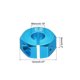 thumbnail image 2 of Adaptadores de ejes hexagonales de rueda de aluminio de 12 mm, color azul, grosor de 6 mm para actualización de piezas de repuesto de coches RC, 4 piezas, 2 of 6