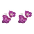 thumbnail image 4 of kurtrusly 50pack/lot Low Maintenance Artificial Decorations Orchids For Wide Range Of purple red 2Set, 4 of 6