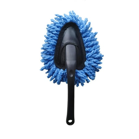 

Car Dust Mop Microfiber Washing Brush Dusting Tool Car Cleaning Tools Home Clean Dust Removal Auto Detailing Wash Brush (Blue)