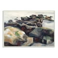 thumbnail image 1 of Stupell Industries Softened Beach Rocks Nautical Coast Line Paintings Unframed Art Print Wall Art, 13x19, by Third and Wall, 1 of 5