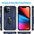 thumbnail image 2 of iPhone 12 Pro Max Case,  STARSHOP Drop Protection Ring Kickstand Cover- Ink Blue, 2 of 6