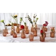 thumbnail image 2 of Set de 20 unidades de cristal ámbar Bud Vases QLOFEI para flores, 2 of 6