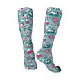 thumbnail image 4 of Balery Swimming Bulldog Printed Novelty Socks Men's Women's Crew Socks Sports Socks Knee High Socks Cotton Socks Quirky and Cool Socks, 4 of 9