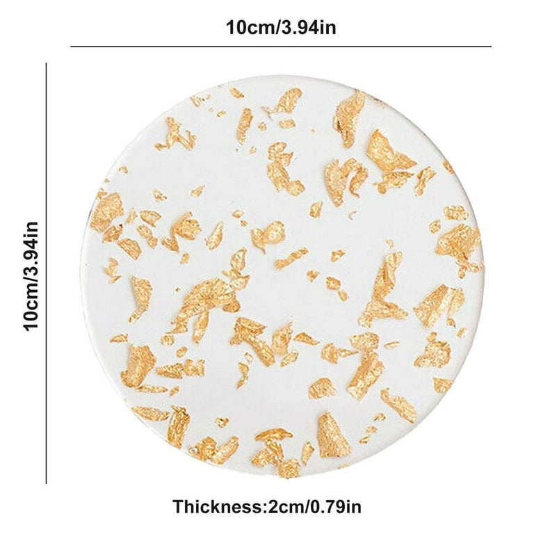 Tohuu Acrylic Coasters Colorful Gold Modern Coasters For Drinks 3.94 Circle  2D Acrylic Coasters DIY Wedding Favors Place Cards Cute Coasters Acrylic  Drinks Coasters For Coffee Table heathly 