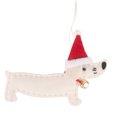 thumbnail image 1 of 1PC Dachshund Shape Hanging Decoration Christmas Tree Ornament Window Pendant, 1 of 8