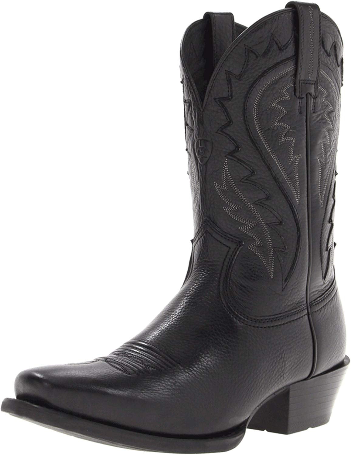 Ariat Men's Legend Phoenix Western Cowboy Boot, Black Deertan, 8 M US ...