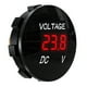 thumbnail image 4 of D3 Coche Motocicleta DC 12-24V Panel digital Voltímetro Medidor de voltaje (Rojo) Likrtyny Accesorios para autos y motos, 4 of 9