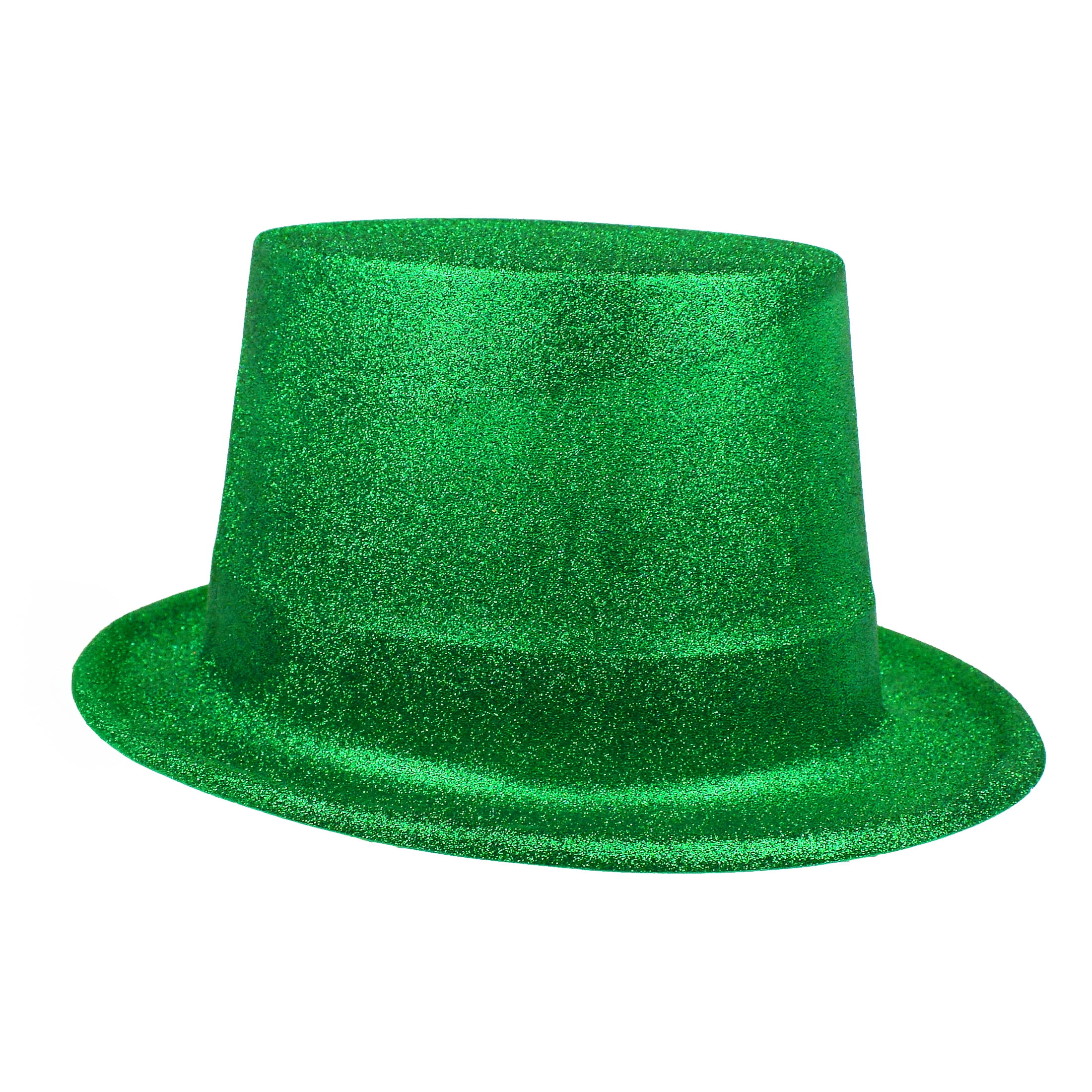 Chapeau haut-de-forme de Nouvel An vert pailleté, 1 pièce, décorations festives, une façon de célébrer avec style, adulte