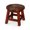 Cherry, variant on Cherry Main Color Carved Stool / Versatile for Ottomans and Mini Tables
