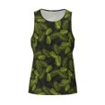 thumbnail image 3 of Haiem Tropical Palm Leaves Fern Leaf Men Workout Tank Top Gym Bodybuilding Sleeveless Muscle T Shirts Athletic Tank Breathable Workout Shirt-Large, 3 of 8
