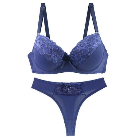 

Women s Sexy Lace Bra And Panties Summer Thin Comfortable Breathable Base Lingerie Set