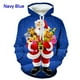 thumbnail image 5 of Sudadera con capucha navideña para hombre, con estampado 3D de Papá Noel, sudaderas gráficas, sudadera con capucha divertida informal unisex, ropa de calle para hombre, 5 of 5