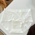 thumbnail image 2 of lnmuld Womens Panties Cotton Floral Lace Trim French Cut Panties with Extended Gusset for Comfort and Breathable Soft Underwear Size:XL, 2 of 3