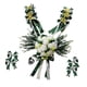 thumbnail image 1 of Calcomanías de flores para el coche Bewildely Verde Kits de decoración para bodas, 1 of 1