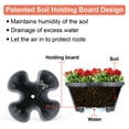 thumbnail image 4 of Stackable Planters 3 Tier Vertical Garden Planters Strawberry, Herb, Flower, Vegetable Indoor Outdoor Pots with Wheels - Dark Gray, 4 of 7