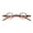 Brown, variant on 1PK Unisex Small Round Reading Glasses Blue Light Blocking Readers Men Women