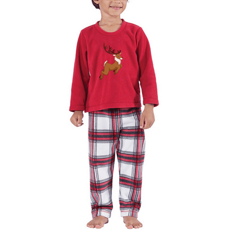 

Pybcvrrd Family Xmas Matching 2PCS Pajamas Set Elk Tops Plaid Pants Family Sleepwear Christmas Nightwear Cozy Pajamas Set