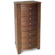Milan Jewelry Armoire, Walnut