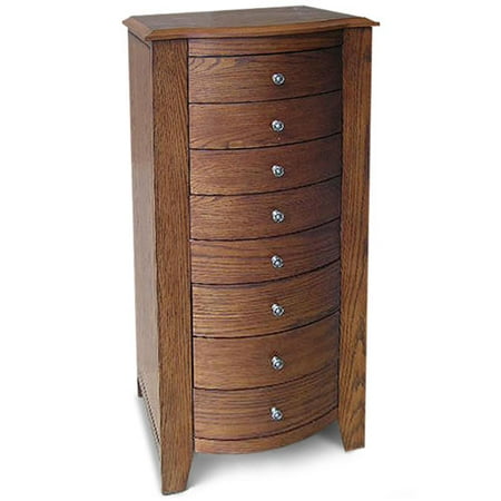 Milan Jewelry Armoire, Walnut